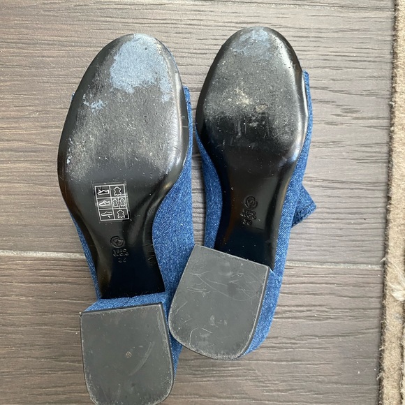 3.1 Phillip Lim Open atone Cube Denim Slides size 36 - Picture 8 of 13